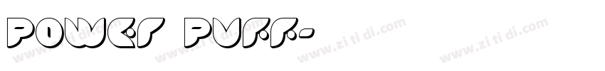 power puff字体转换